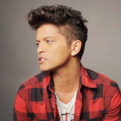 bruno mars hårklippning med fade hårklippning