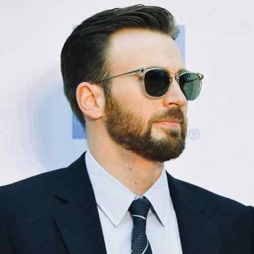  Corte de pelo chris evans peinados de longitud media