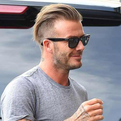 david beckham haircut undercut