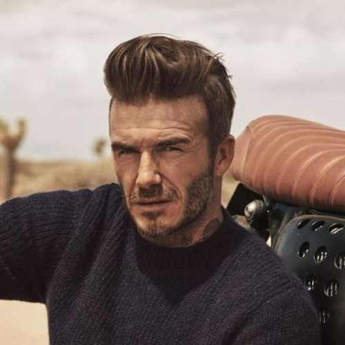 david beckham puff pompadour 80's pomp