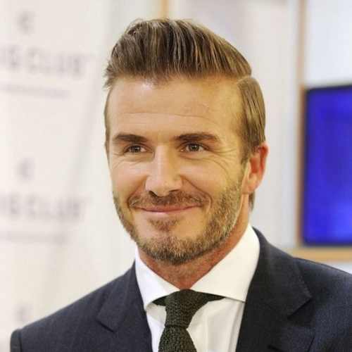 david beckham short comb over pompadour haircut