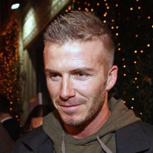 david beckham short haircut spiky haircut