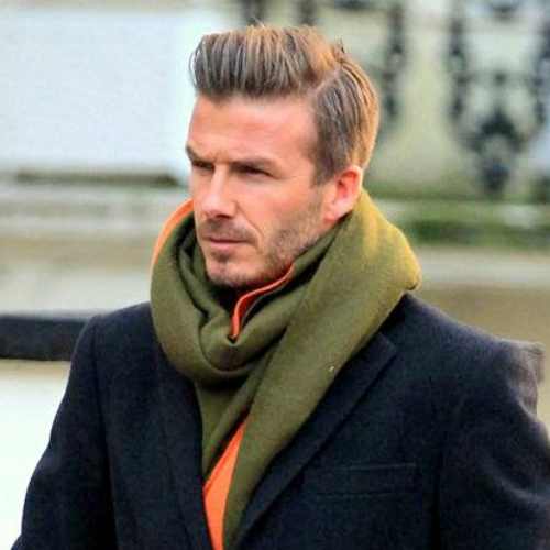 david beckham winter hairstyle