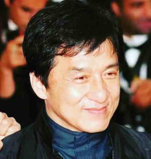 jackie chan short hair