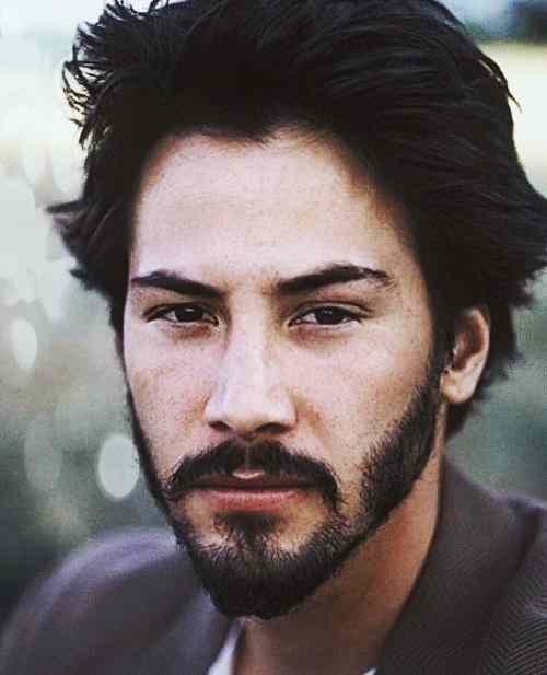 keanu reeves beard style