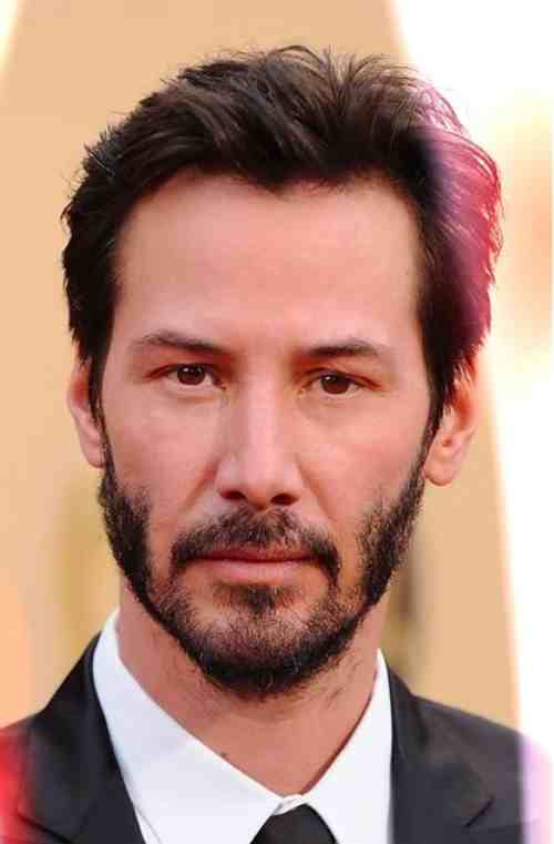 keanu reeves hairstyles short hair