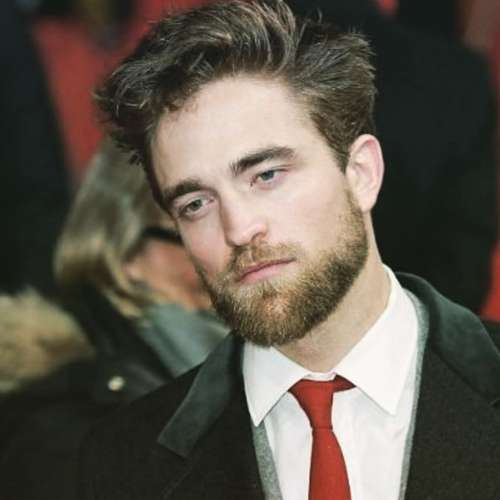 robert pattinson new hairstyle with beard