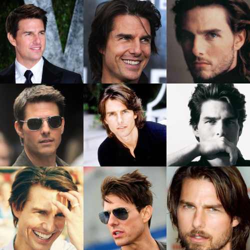 Tom Cruise Short Hairstyles Short Straight Azcpyc Hv Body  फट शयर