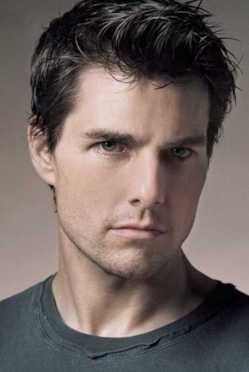 tom cruise messy hairstyles