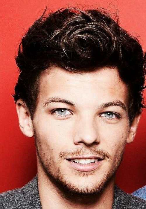 Louis Tomlinson short hair circle style