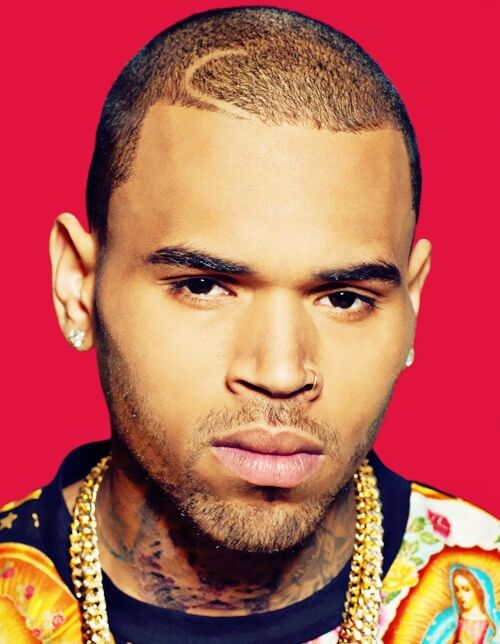 chris brown hairstyle gallery