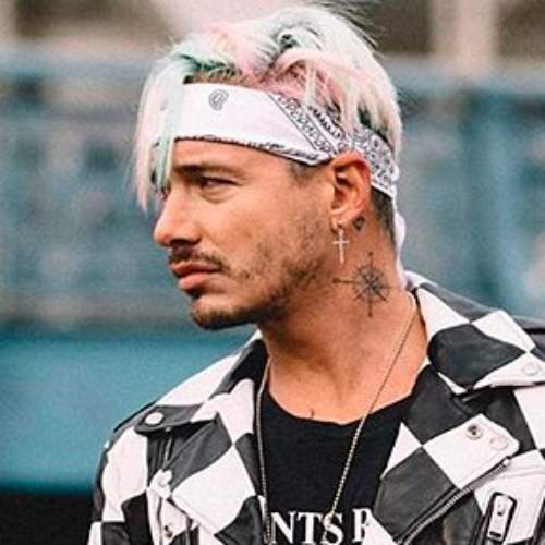 j balvin color hairstyle