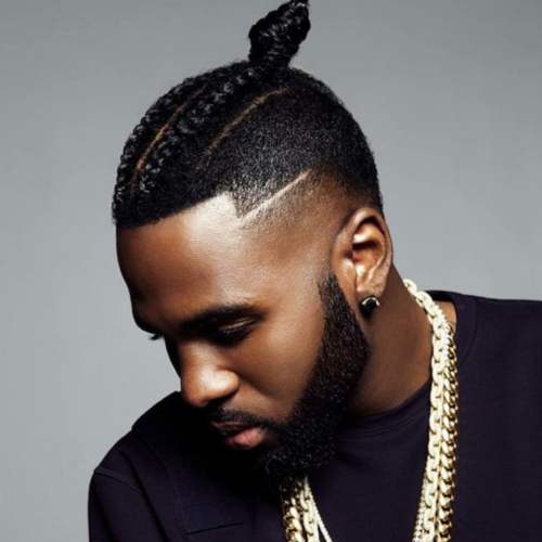 jason derulo haircuts with man bun