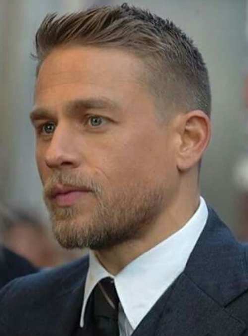 jax teller short hair side part fade haircut