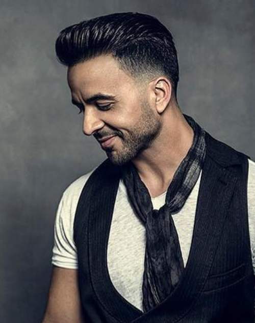 luis fonsi pompadour hairstyle