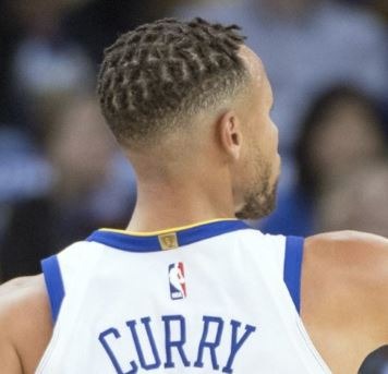 Stephen Curry Dreads with high taper fade bald haircut