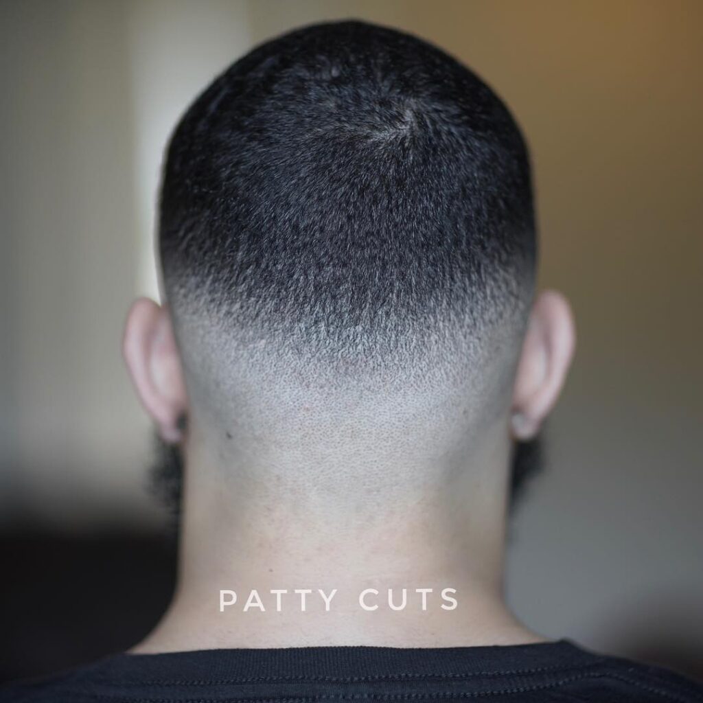 patty_cuts perfect mid fade back high finished fade haircut