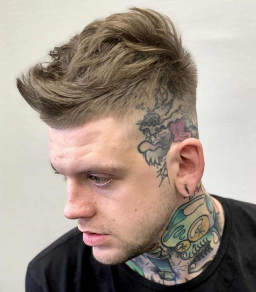 alan_beak short length spiky hair fuckboi haircut