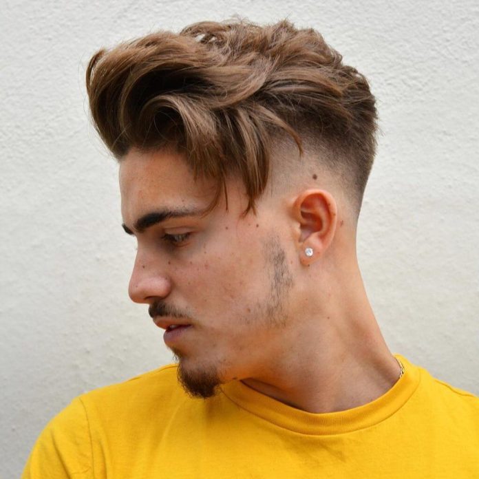 barberdeano high skin fade side part haircut fuck boy haircut