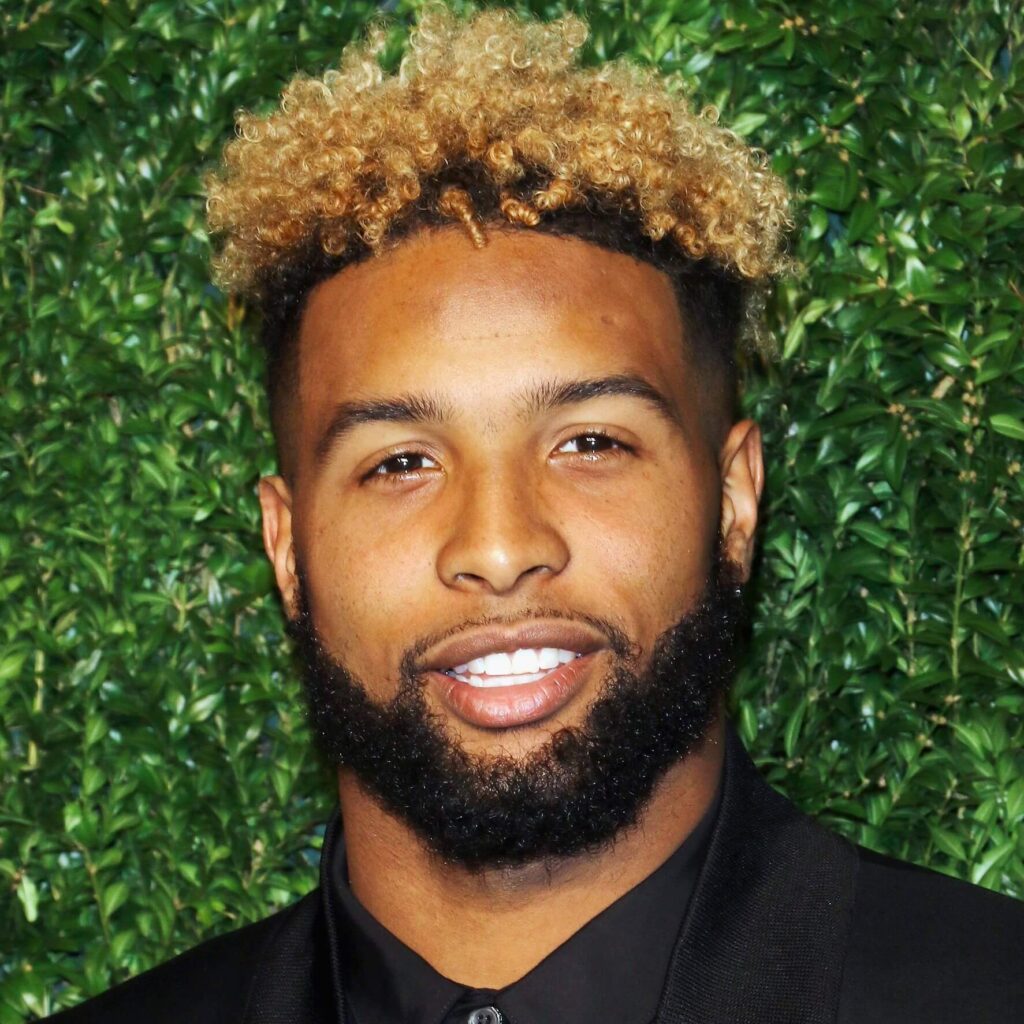 odell beckham hair with curly mohawk hairstyle