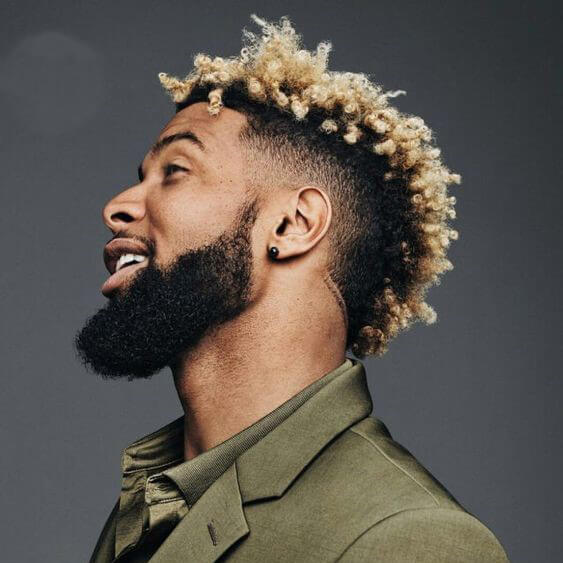 odell beckham jr haircut sid epart fade haircut mohawk fade