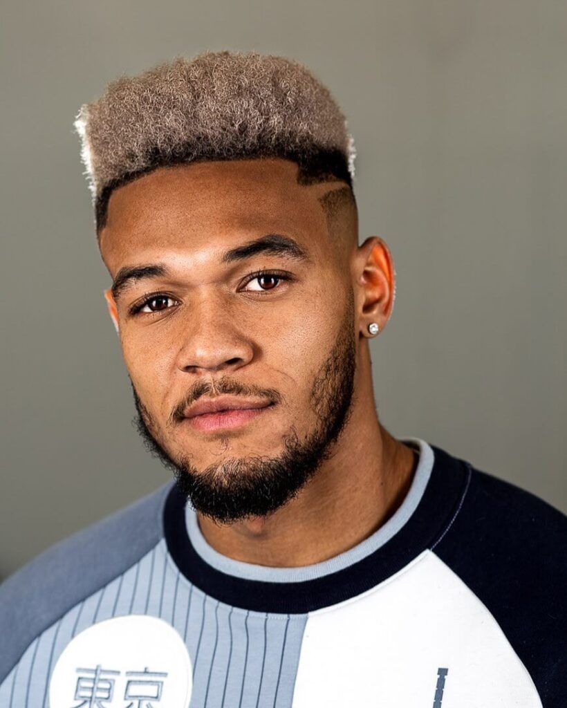 tombaxter_hair curly Tall Flat Top footballer hairstyle f boi haircut