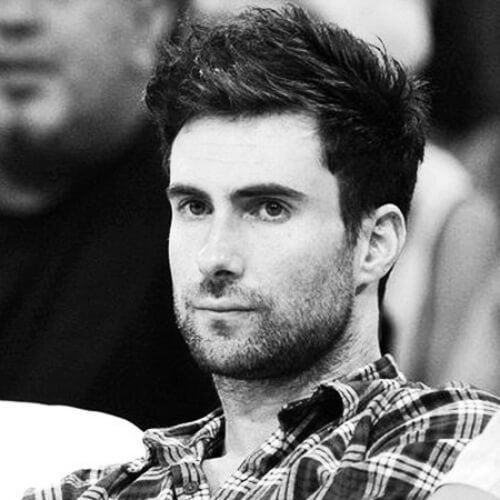 adam levine messy hairstyle