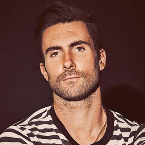 adam levine short pompadour haircut