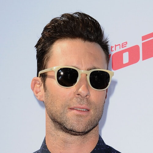 adam levine wavy comb stylish haircut