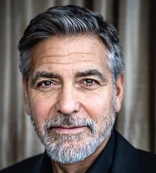 george clooney beard