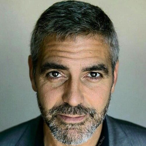 george clooney caesar haircut