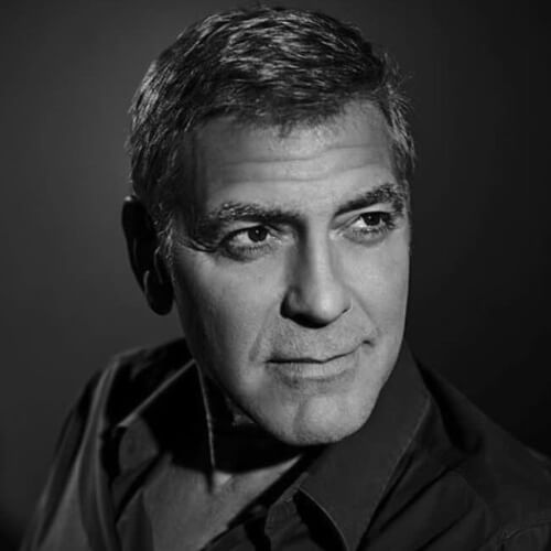 25 Iconic George Clooney Haircut - How to style hair like Legends