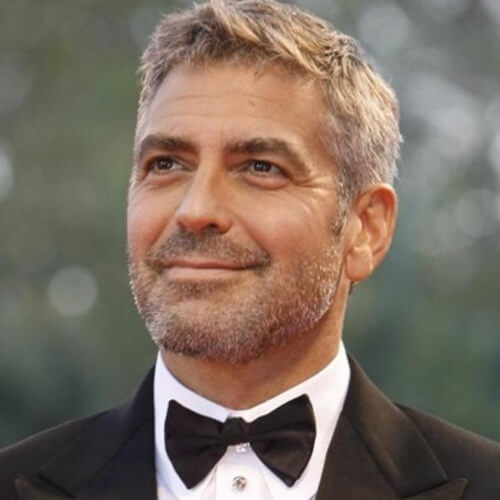 george clooney gentleman hairstyle