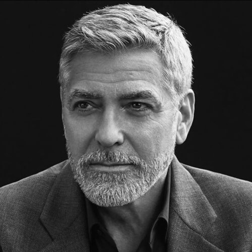 george clooney latest haircut