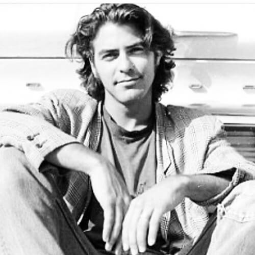 george clooney long hairstyle