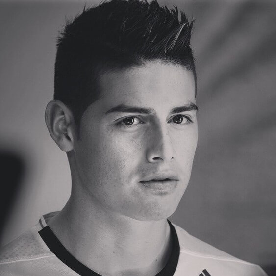 james rodriguez retro style hairstyle