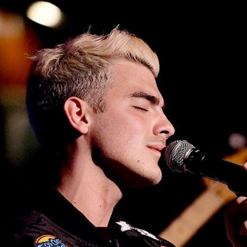 joe jonas blonde hair