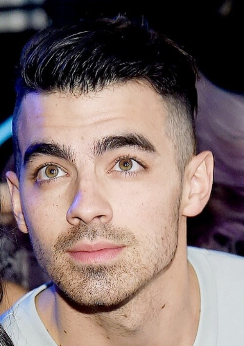 joe jonas taper fade for curly hair