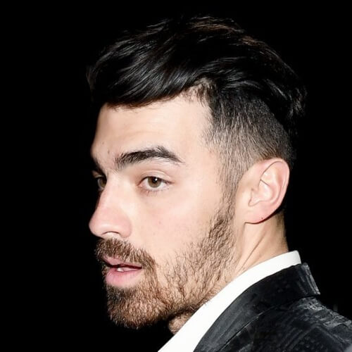 joe jonas taper fade