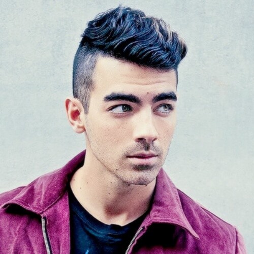 joe jonas wavy hair