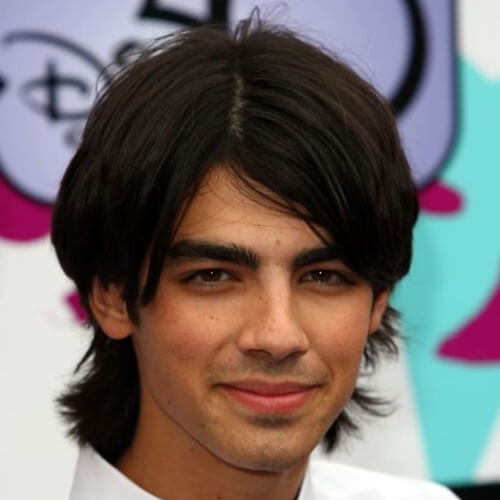 joe jonas young long hair