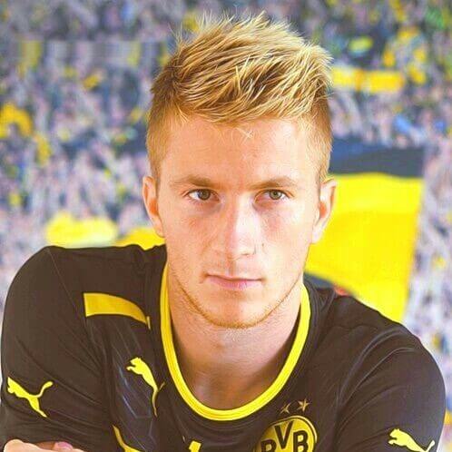 marco reus hair textured spiky boy haircut