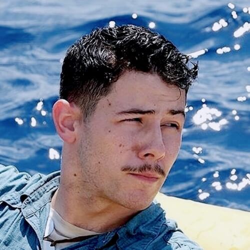 nick jonas mustache