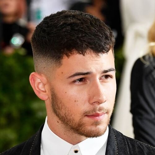 nick jonas undercut bald fade