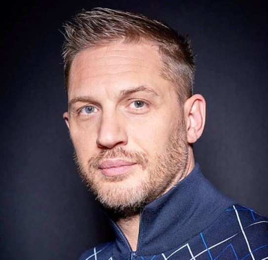 tom hardy taboo haircut with side part fade