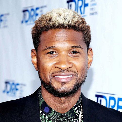 Usher Haircut - Best Black Men's Hairstyles South of France Style