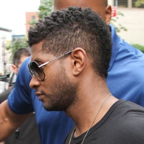  usher mohawk taglio di capelli corto nuovo disegno 