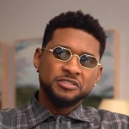 usher haircut styles